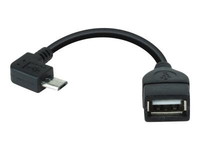 XTECH XTC-360 Cable OTG Micro USB a USB 13.5cm Negro -  AB004XTK52 - Imagen 2
