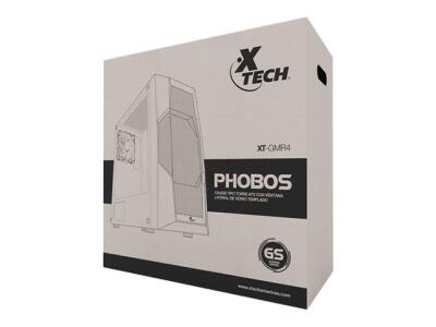 Xtech XT-GMR4 Phobos Cases Gaming de Media Torre con Vidrio Templado ATX (Sin fuente) - CS515XTK04 - Imagen 3