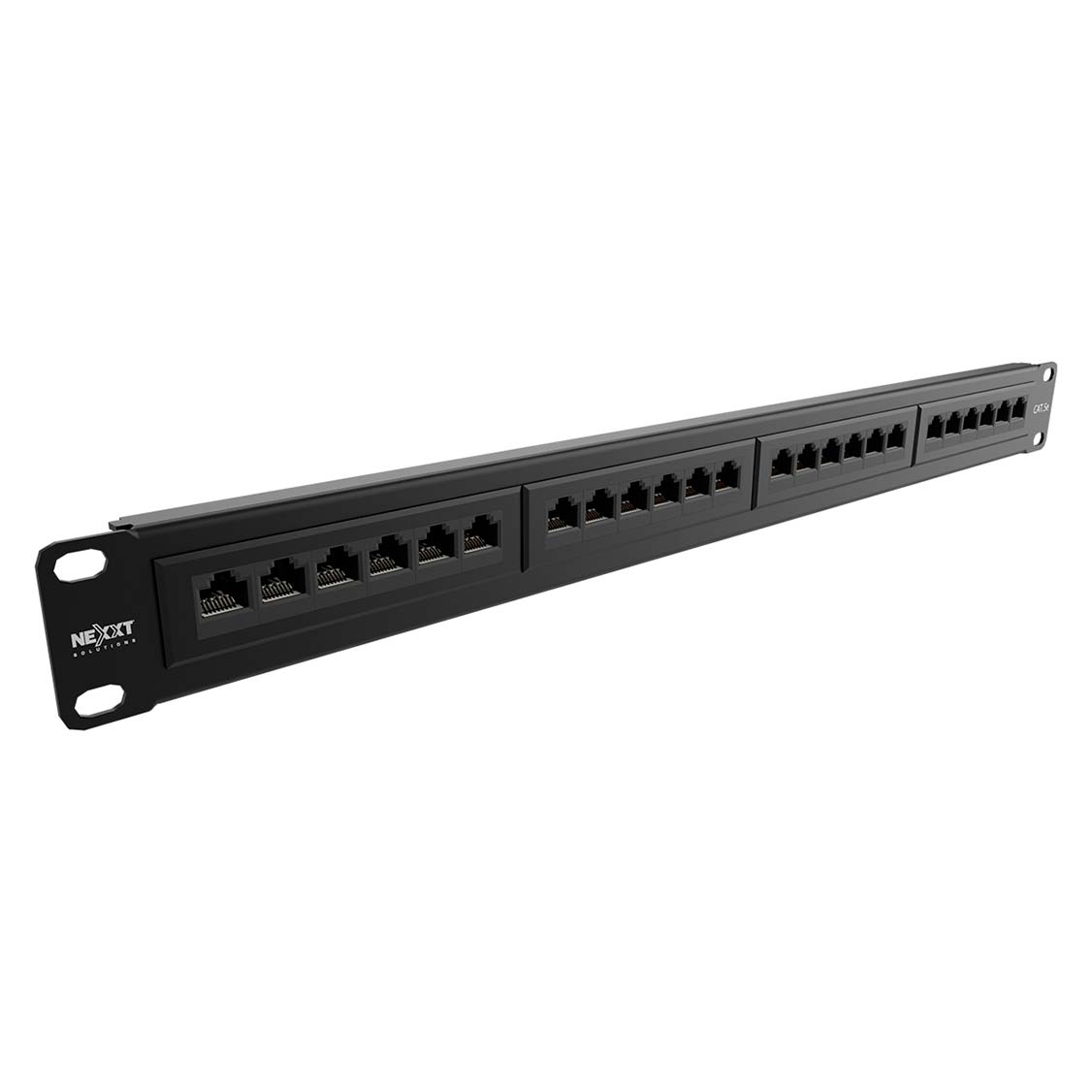 AW190NXT06-1.jpg Nexxt Panel de 24 Puertos CAT 5E Tipo Keystone para Montaje en Rack - AW190NXT06 - Imagen 1