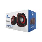 XTECH XTS-115RD Spekter Bocinas para Computadora 3.5mm de 2.0 Canales Rojo - MM221XTK13