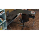 XTECH XTF-CD433 Escritorio Esquinero Tipo L para Computadora Negro - AM122XTK06 - Imagen 2