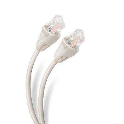 Cable de red UTP CAT 5e - 10 metros Blanco, (Cable Armado)