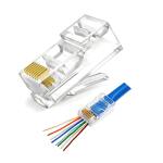 Dahua Caja de 100 Conectores RJ45 Pasante Categoría 6, 3U - Imagen 2