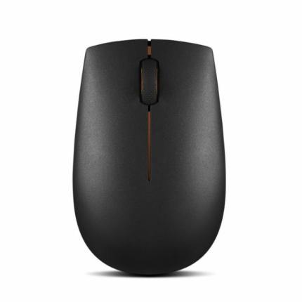 Mouse Inalámbrico USB 1000 DPI 3 Botones Negro Lenovo 300