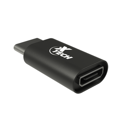 Image_Color_XTC-526.png XTECH XTC-526 Adaptador con conector USB Tipo-C macho a micro-USB 2.0 hembra - AB005XTK08 - Imagen 1