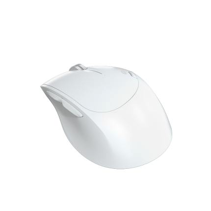 Klip Xtreme Duotrak Mouse Ergonómico Inalámbrico USB 1600 DPI Blanco - ID011KLX24