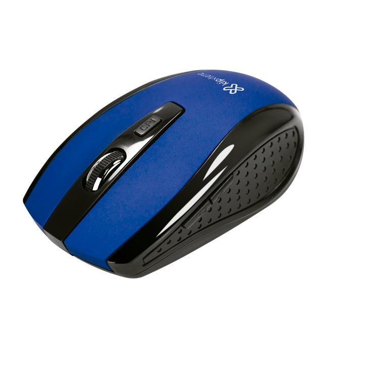 Klip-Xtreme-KMW-340BL-1.jpg Klip Xtreme KMW-340BK Mouse Inalámbrico Klever Azul - ID010KLX62 - Imagen 1