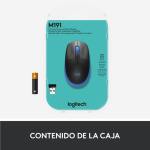 Logitech M190 Mouse Inalámbrico USB 1000 DPI Negro/Azul - ID023LOG09 - Imagen 9