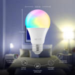 Nexxt Kit de 4 Bombillas Inteligentes LED RGB Wi-Fi 9W - E26/27 - MM107NXT17 - Imagen 2