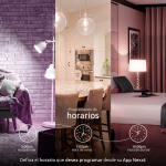 Nexxt Kit de 4 Bombillas Inteligentes LED RGB Wi-Fi 9W - E26/27 - MM107NXT17 - Imagen 4