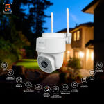 Nexxt PTZ NHC-OP10 Cámara de Seguridad para Exteriores, Luz y Audio WiFi 2K 5MP - MM107NXT23 - Imagen 2