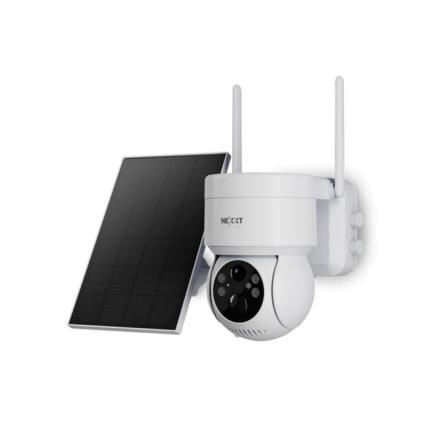 Nexxt Cámara de Seguridad PTZ 3MP 2K para Exteriores con Panel Solar Wi-Fi - MM107NXT26