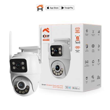 Nexxt Cámara inteligente Wi-Fi de Doble Lente PTZ 2K 3MP - MM107NXT49