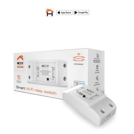 Nexxt Interruptor de Relé Inteligente Wi-Fi 110-240V / 10A - MM106NXT45