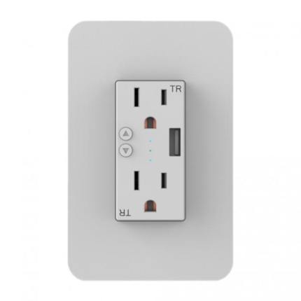 Nexxt NHE-W100 Tomacorriente de pared inteligente con puerto USB y conexión Wi-Fi - MM105NXT88