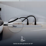 Nexxt NHP-E710 Protector de sobretensión inteligente Wi-Fi con puertos de carga USB - MM107NXT43 - Imagen 4