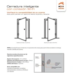 Nexxt Cerradura Inteligente Wi-Fi, 5 Métodos de Acceso, Autolock, Control desde App - Gris - MM107NXT58 - Imagen 5