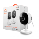 Nexxt Solutions Connectivity Cámara Inteligente Wi-Fi 2K 3MP para Interiores - Blanco 2 (Pack) - MM106NXT47