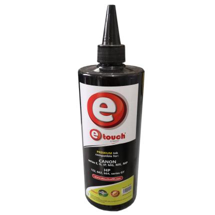 Etouch Tinta Universal P/Canon/HP 500ml Negro