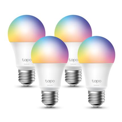 Tp-Link Tapo L530E Paquete de Bombillas Inteligentes RGB LED Wi-Fi 8.7W E27 - 4 Unidades - ES000TPL02