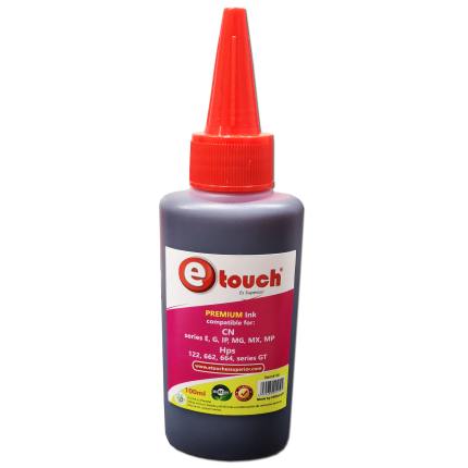 Tintas 100 ML Universal  Etouch Canon / HP Magenta - ETM
