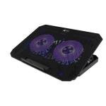 Xtech XTA-156 Base para Laptop 15.6" con 2 Ventiladores, LED, x2 USB - AN001XTK07