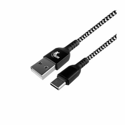 XTECH XTC-511 Cable de Carga Trenzado USB C a USB 2.0 - AB004XTK82