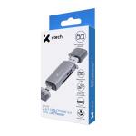 Xtech Lector de Tarjetas OTG 2 en 1 USB-C y USB 3.0 Dual SD/microSD 5Gbps Aluminio Compatible Windows, Mac, Android e iOS hasta 2TB -  AB005XTK36 - Imagen 5