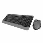 Klip Xtreme KBK-520E Combo Teclado y Mouse Magnifik Wireless Inalambrico en Español Negro y Gris - ID211KLX28