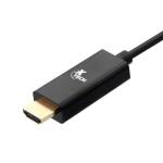 XTECH XTC-545 Cable USB-C a HDMI 1.8 Metros Negro - AB004XTK44 - Imagen 2