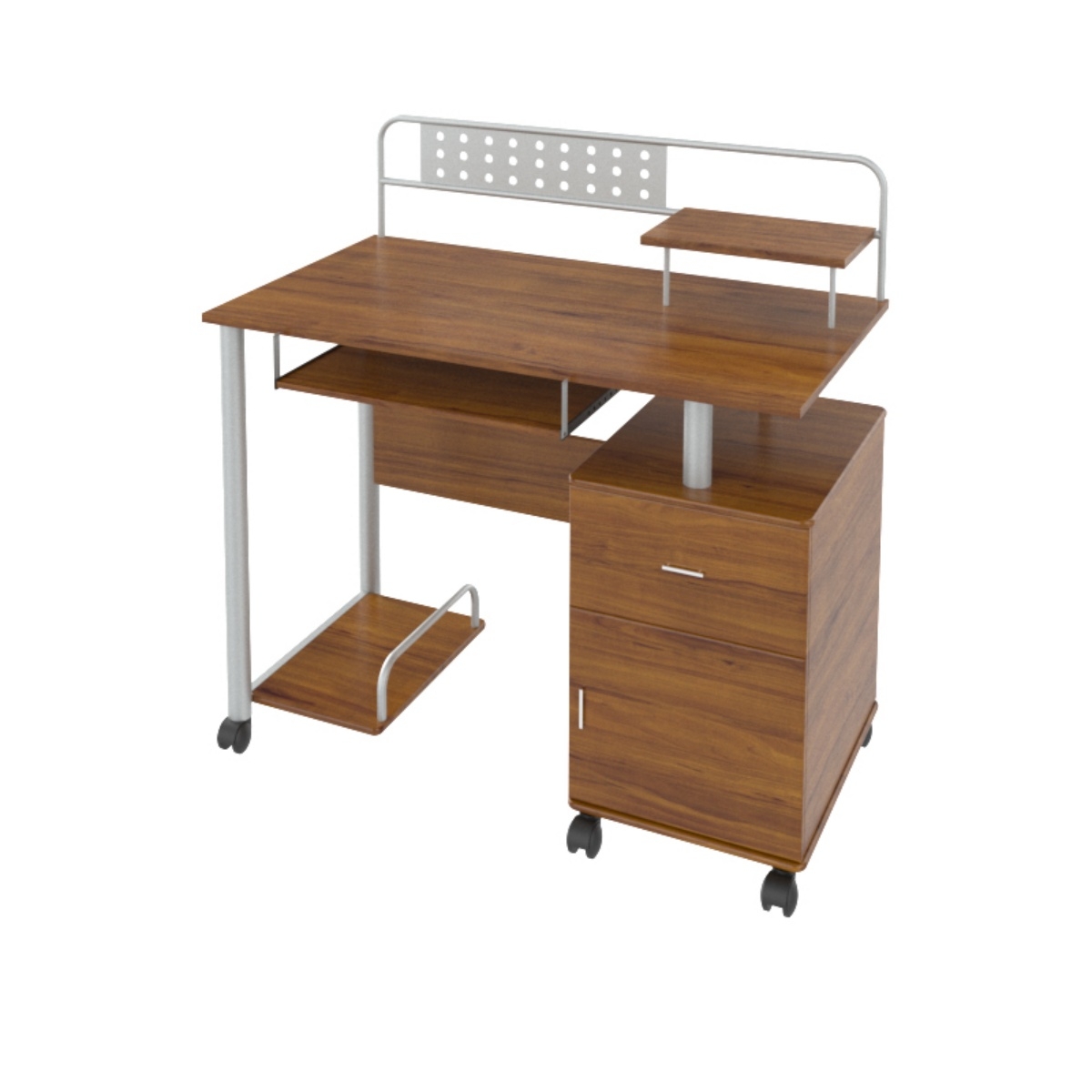 XTF-CD195-XTECH-1200x1200-04.jpg Xtech XTF-CD195 Escritorio Multinivel para Computadora Roble - AM100XTK17 - Imagen 1