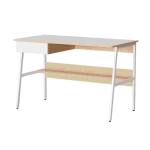 Xtech XTF-CD207 Escritorio para Computadora de Un Nivel con Estante - Roble con Blanco - AM100XTK26