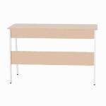 Xtech XTF-CD207 Escritorio para Computadora de Un Nivel con Estante - Roble con Blanco - AM100XTK26 - Imagen 4