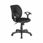 Xtech ERGO XTF-SC100 Silla Secretarial con Reposabrazos - Negro - AM160XTK18