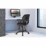 Xtech ERGO XTF-SC100 Silla Secretarial con Reposabrazos - Negro - AM160XTK18 - Imagen 2