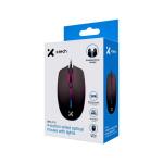 Xtech XTM-218 Mouse Óptico Alámbrico, 4 Botones, 2400 DPI, Iluminación LED - ID011XTK54 - Imagen 7