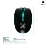 Xtech XTM-318 Mouse Óptico Inalámbrico, 4 Botones, 3200 DPI, Iluminación LED - ID011XTK55 - Imagen 6