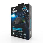 XTECH XTM-910 Enjambre Mouse Gaming Alámbrico 6400DPI Negro -  ID011XTK22