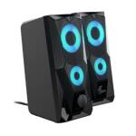 Xtech XTS-131 FireShot Bocinas para Computadora 2.0 Canales con Luces LED, 3.5mm - MM222XTK96 - Imagen 6