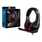 XTECH Ominous XTH-510 Audífonos Gaming Alámbricos 3.5mm Negro/Rojo - MM221XTK17 - Imagen 2