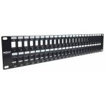 Nexxt Panel de conexión modular para montaje en rack de 48 Puertos - AW192NXT41