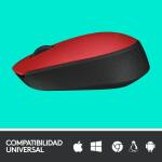 Logitech M170 Mouse Inalámbrico USB Rojo - ID022LOG21 - Imagen 6