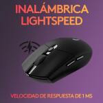 Logitech G305 Mouse Inalámbrico LightSpeed 6 Botones - Negro - ID022LOG32 - Imagen 6