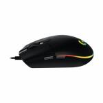 Logitech G203 Mouse Gaming Alámbrico USB 8000 DPI LIGHTSYNC RGB - Negro - ID023LOG01 - Imagen 3