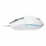 Logitech G203 Mouse Gaming Alámbrico USB 8000 DPI LIGHTSYNC RGB - Blanco - ID023LOG02 - Imagen 2