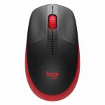 Logitech M190 Mouse Inalámbrico USB 1000 DPI Negro/Rojo - ID023LOG10