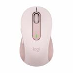 Logitech Signature M650 Medium, Mouse Inalámbrico 2.4GHz y Bluetooth, Rosado - ID023LOG52