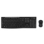Logitech MK270 Combo de Teclado y Mouse Inalámbrico USB en Inglés - Negro - ID232LOG28