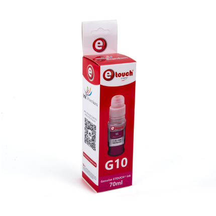 Etouch Tinta Para Impresora Canon GI-10, Magenta 70ML