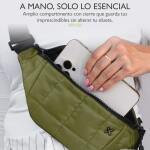 Klip Xtreme KFP-550 Riñonera, Nylon Resistente, Repelente al Agua, Cremalleras Impermeables - AN121KLX81 - Imagen 2